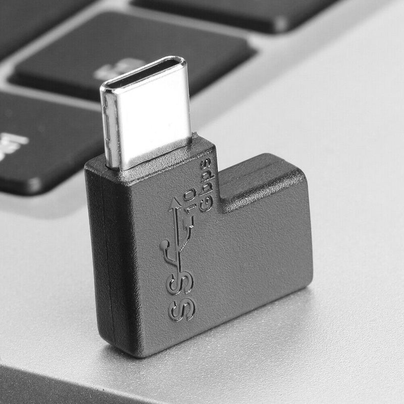 USB Type C to USB C Adapter 100W PD 270 Degree Male to Female Converter