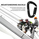 12KN Outdoor Climbing Backpack Carabiner Lightweight Hanging Clasp (Black) Newly