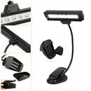 Clip on Piano Lights10 LED Professional Musician Rechargeable Piano lamp/