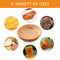 #A 100pcs Air Fryer Paper Liner Disposable Non-stick Oil-absorbing for Microwave