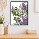 DIY Needlework Print Cross Stitch Kit 14CT Stamped Canvas (DA387 Two Birds)