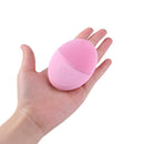 Electric Face Cleaing Brush Silicone Deep Washing Massager Cleaner (Pink)