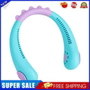 Bladeless Sports Personal Air Cooling Summer Kids Hanging Neck Fan (Blue)