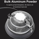 Cooling CPU Cooler Fan 3Pin 1800RPM RGB Silent Radiator for Intel LGA AMD 1151