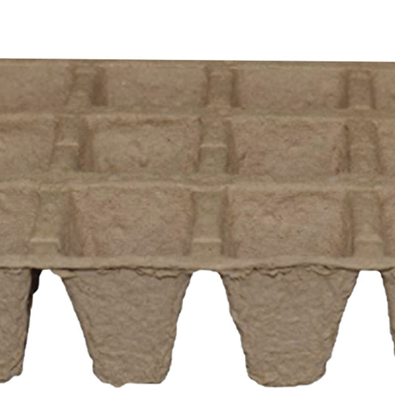 Seed Starter Tray Kit Biodegradable Gardening Germination Pulp Pots - 12 Cells