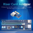 PCI Express Riser Card USB 3.0 Cable PCI-E 1X to 16X Extender PCIe Adapter