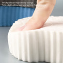 Bath Soft Sponge Body Exfoliating Dead Skin Massager Cleaning Brush (White)