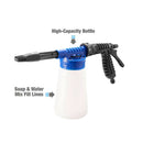 Removable Water Foam Spraying Gun Pot Car Washer Clean Shampoo Soap Foaming Tool