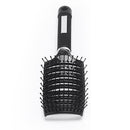 Big Curved Comb Wide Tooth Large Plate Hairdressing Hair Ribs Brush (Black)