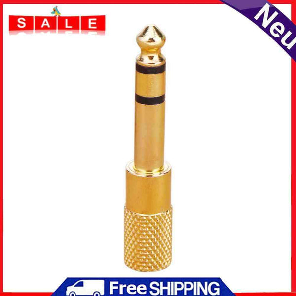 6.35mm 1/4"" Male to 3.5mm 1/8"" Female Stereo Extend Audio