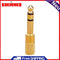 6.35mm 1/4"" Male to 3.5mm 1/8"" Female Stereo Extend Audio
