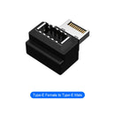 Motherboard Type E to Type C/USB Adapter Desktop Computer PC Connector Converter