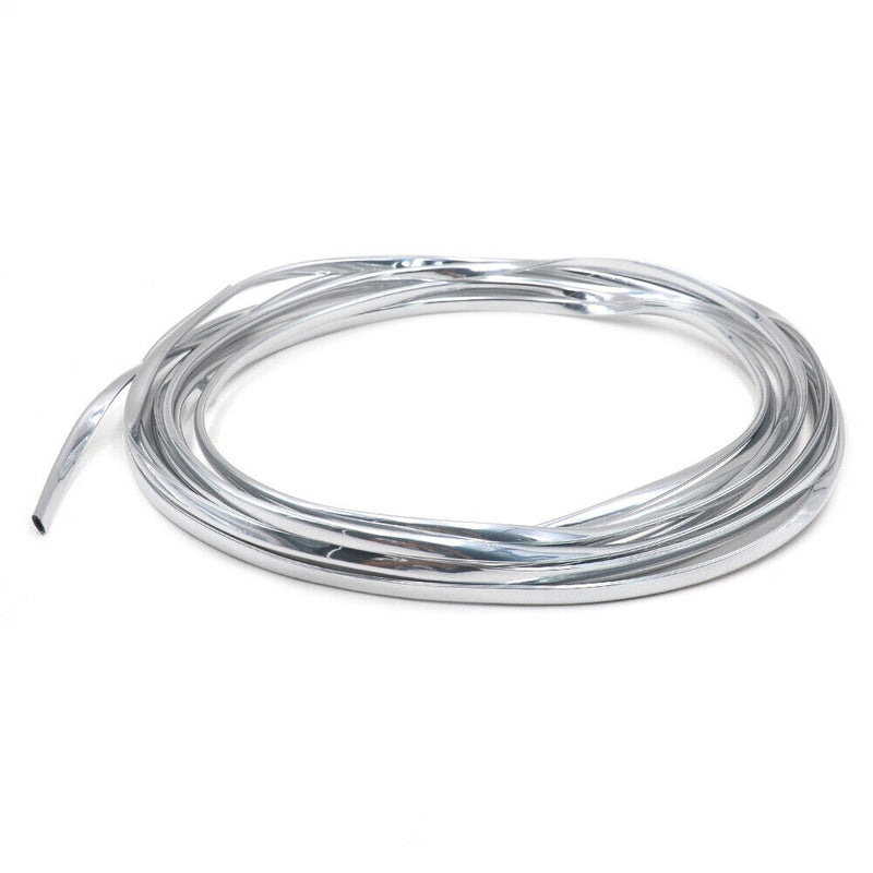 6m Universal Car Chrome Moulding Trim Strip Tape Door Edge Guard Cover Strips