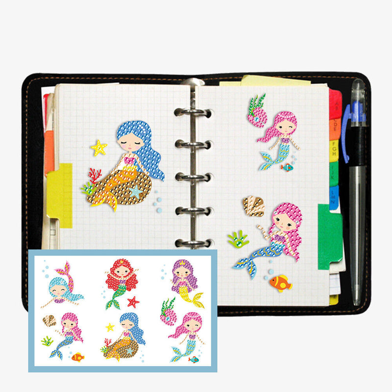 Diamond Painting Stickers 5D DIY Cartoon Animal Art Mosaic Kits Craft for C