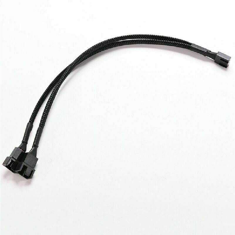 1pc 4 Pin PWM To Dual PWM Power Y-Splitter Adapter Fan Case PC T1Y5 For CPU R8N0