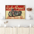 5D Motorcycle Poster Mosaic Round Drill Diamond Painting Rhinestone Picture Gift