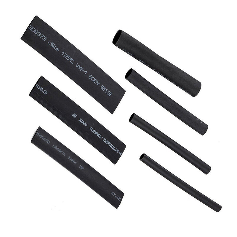 127pcs Assorted Polyolefin Heat Shrink Tubes Electrical Wire Cable Sleeving Set