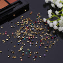1000pcs/Bag 3mm Mixed Nail Art Rhinestones Gorgeous DIY Manicure Charms Decor