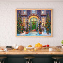 DIY Full Round Drill Diamond Painting 5D Christmas Festival Poster Kit