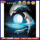 Dolphin Oil Paint By Numbers Kit DIY Frameless Drawing Picture for Adults D