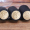 250pcs Pro Wine Bottle Heat Shrink Capsules Caps Bottle Shrink Film (Black)