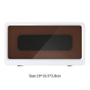 Wall Phone Box Waterproof Touch Screen Phone Holder for Bathroom (White)