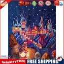 Full Cross Stitch Kits Explore Castle 14CT Counted DIY Cotton Needlework