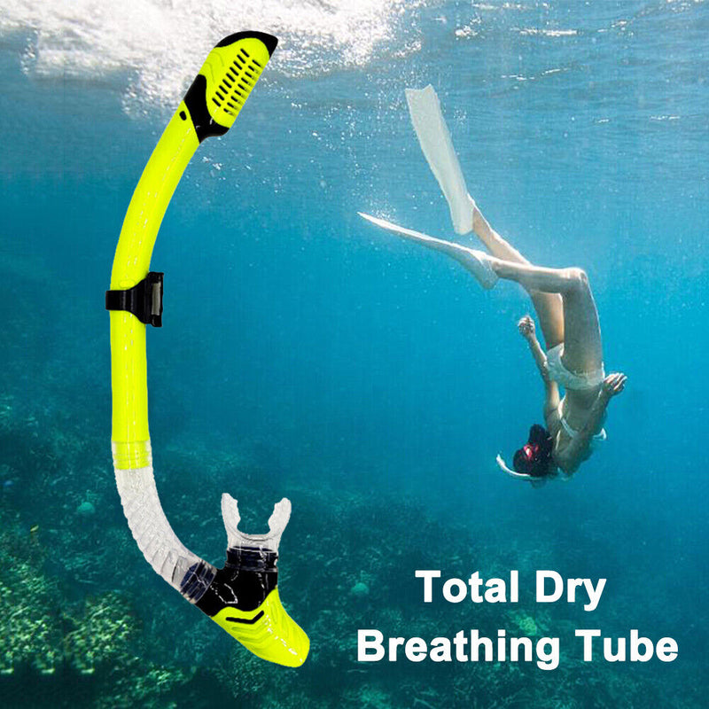Diving Snorkel Silicone Full Dry Underwater Diving Air Breathing Tube Hose