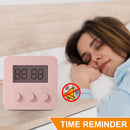 Digital Screen Kitchen Timer Square Cooking Countdown Alarm Clock (Pink)