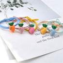 Rubber Band Hair Ring Korean Simple Carrot Cute Hair Rope High Elastic