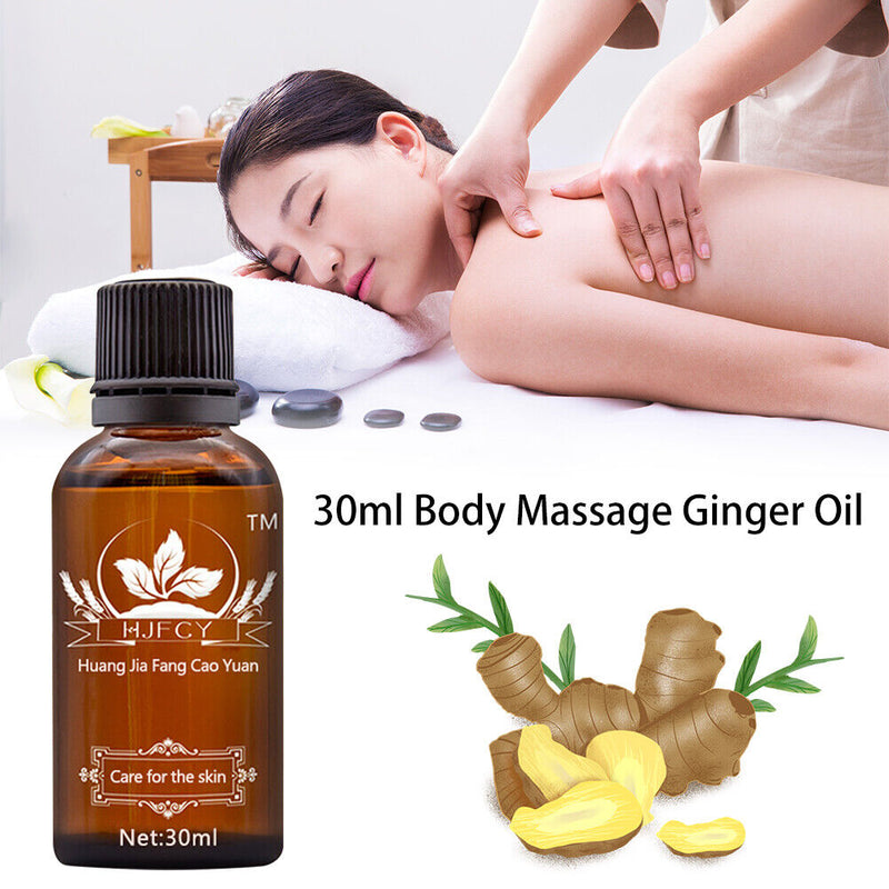 Pure Ginger Essential Oil Body Massage Essential Oil Lymphatic Drainage
