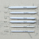 6Pcs White Pastel Charcoal Blender Stump Tortillon Drawing Pen Sketch J9G5
