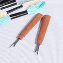 2pcs Plastic Handle Craft Thread Cutter Stitching Ripper Needle Sewing Tools