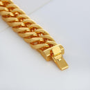 Bracelet Women Men Luxury Link Chain Cuban Bracelet Hip Hop Stainless Steel