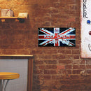 30x15cm Rectangular Keep Calm Carry On Metal Retro Tin Painting Garage Bar Decor
