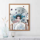 Chinese Style Beauty 5D Diamond Painting Partial Special Shaped Drill (K058)