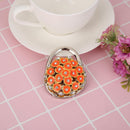 Portable Zinc Alloy Rhinestone Metal Handbag Hook Hanger Foldable Table Holder