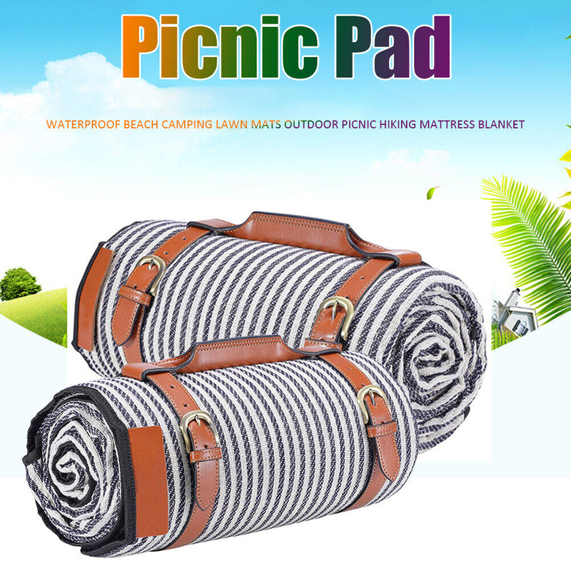 Waterproof Beach Camping Lawn Mats Outdoor Picnic Hiking Mattress Sleep Blanket