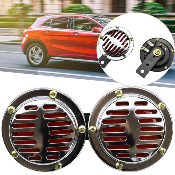Durable Chrome Loud Car Horn Speaker Motorcycle Truck Super Loud Car Air Horn