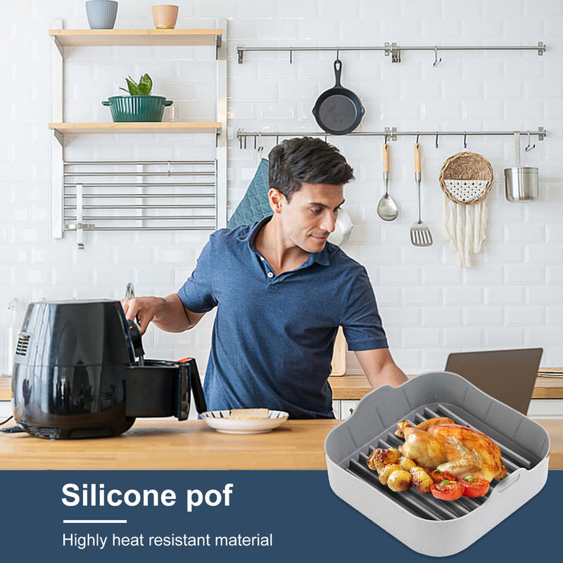 Air Fryer Liner Food Reusable Air Fryer Basket Replacement of Parchments