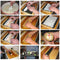 Japanese Sushi Rice Rolls Roller Bamboo DIY Maker Sushi Mat Tool Kitchen