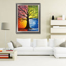 ahomi 5D Colorful Tree Diamond Paintings Full Drill DIY Embroidery Cross Stitch