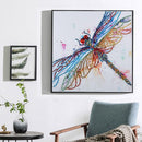 5D DIY Special Shaped Diamond Painting Dragonfly Cross Stitch Embroidery