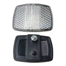 Bicycle Handlebar Front Reflective Lamp Bike Rear Warning Reflector (White)