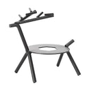 Retro Deer Shape Wax Seal Stamp Wood Frame Fire Wax Melting Waxing Furnace Stove