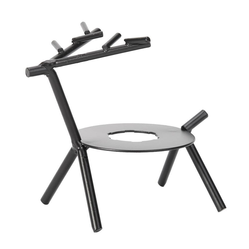 Retro Deer Shape Wax Seal Stamp Wood Frame Fire Wax Melting Waxing Furnace Stove