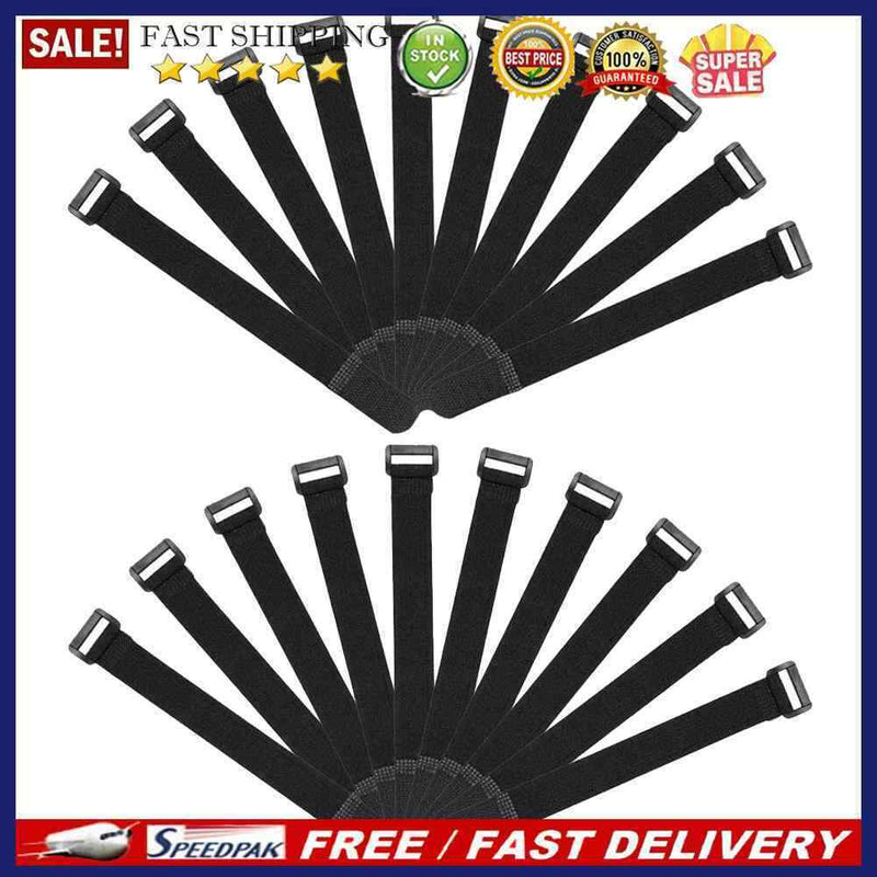 20pcs Nylon Fishing Rod Loop Belts Fastening Strap Rope Holder Suspenders H