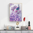Peacock Part Drill Special-Shaped Diamond Painting DIY Mosaic Kit (R8524)