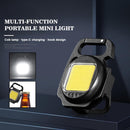 Mini LED Flashlight Portable Work Lights Pocket Keychains Torch USB Rechargeabl`