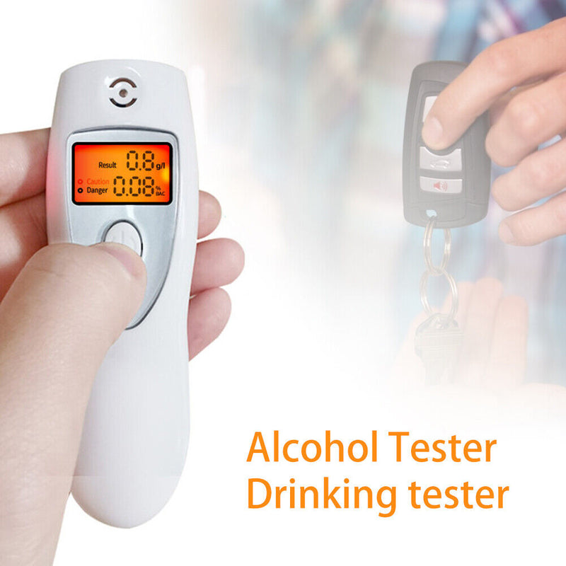 Digital Breath Alcohol Analyser Breathalyzer Tester Inhaler Alcohol Meter